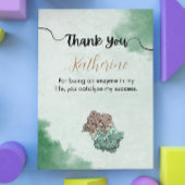 Dankeschön für Biologiemanoren Dankeskarte