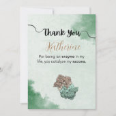 Dankeschön für Biologiemanoren Dankeskarte (Vorderseite)