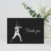Dankeschön für das Baseballspiel Dankeskarte (Stehend Vorderseite)
