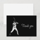 Dankeschön für das Baseballspiel Dankeskarte (Vorne/Hinten)