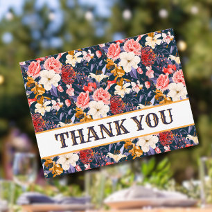 Dankeschön für das Blumengarten-Event Postkarte