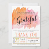 Dankeschön für die Einladung (Vorderseite)