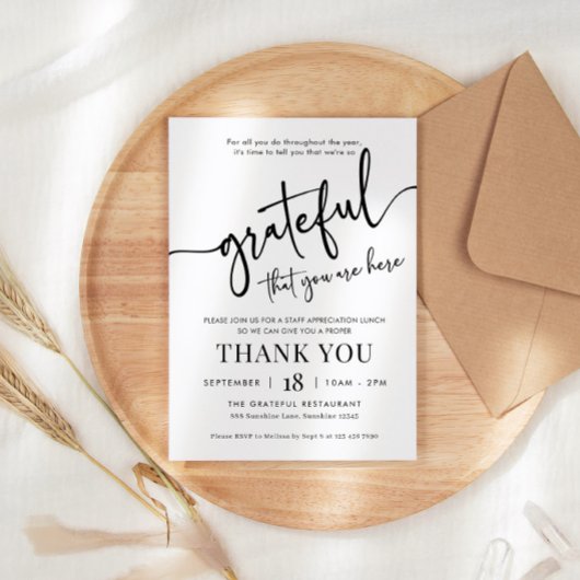 Dankeschön für die Einladung