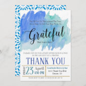 Dankeschön für die Einladung, dankbar für Sie Einladung (Vorne/Hinten)