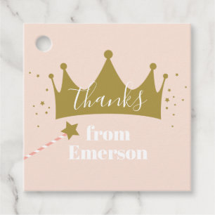 Dankeschön für die Geburtstagsfeier der Prinzessin Geschenkanhänger
