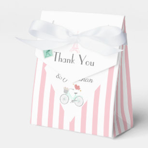 Dankeschön für die Hochzeit in Paris Geschenkschachtel