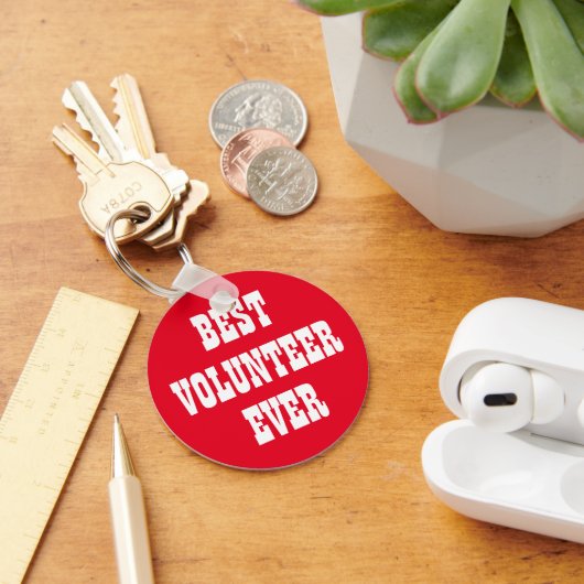 Dankeschön für Freiwillige Schlüsselanhänger (Schreibtisch)