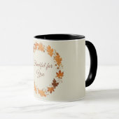 Dankeschön für Ihre Herbst-Dankeskarten Tasse (VorderseiteRechts)