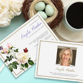 Dankeschön für Ihre Karte für Bestattungsschmetter