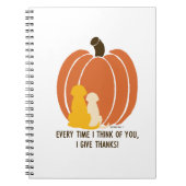 Dankeschön für Kinder oder Hundeliebhaber Notizblock (Vorderseite)