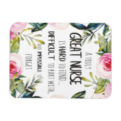 Dankeschön für Krankenschwester Danke, Geschenk Magnet (Horizontal)