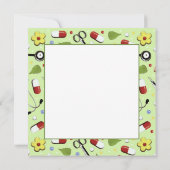 Dankeschön für Krankenschwester Karte (Rückseite)