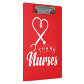 Dankeschön für Krankenschwestern Klemmbrett (Rechts)