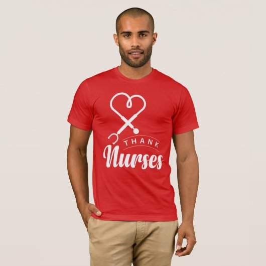 Dankeschön für Krankenschwestern T-Shirt (Vorne ganz)