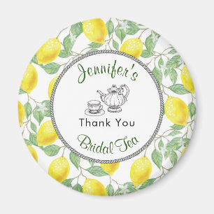 Dankeschön für Lemons Branch and Tea-Brautjungfern Magnet