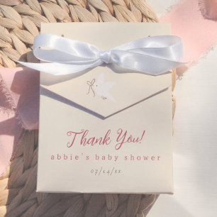 Dankeschön für Nesting Party Girl Baby Shower Geschenkschachtel