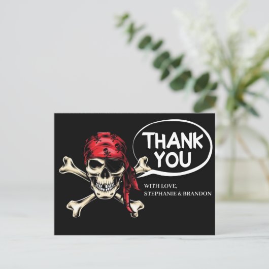 Dankeschön Geburtstagsparty Postkarte (Stehend Vorderseite)