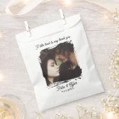 Dankeschön-Geschenk | Fotovorlage Hochzeit Geschenktütchen (Ausgeschnitten)