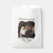 Dankeschön-Geschenk | Fotovorlage Hochzeit Geschenktütchen (Vorderseite)