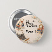 Dankeschön‑Geschenk für den Englischlehrer zum Sch Button (Vorne & Hinten)