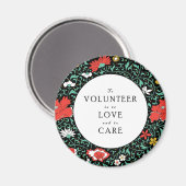 Dankeschön-Geschenk für Freiwillige Magnet (Vorderseite/Rückseite)
