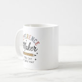 Dankeschön-Geschenk für Lehrer, die einen Untersch Kaffeetasse (Vorderseite Links)