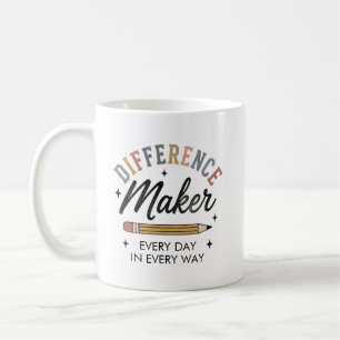 Dankeschön-Geschenk für Lehrer, die einen Untersch Kaffeetasse