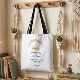 Dankeschön-Geschenk für Lehrer Liebe Viral Ästheti Tasche