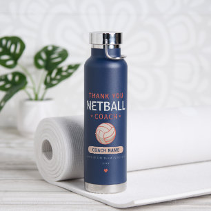Dankeschön-Geschenk für Netball-Trainer-Team Trinkflasche