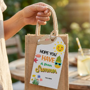 Dankeschön-Geschenk-Tags für Lehrer Sonnenschein Geschenkanhänger
