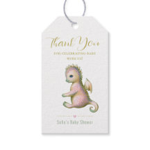 Dankeschön-Geschenkanhänger mit süßem Baby Shower-