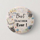 Dankeschön‑Geschenke für Mathelehrer | Ende des Sc Button (Vorderseite)