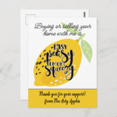 Dankeschön Geschenkgutscheine Freiwillige Marketin Postkarte (Vorne/Hinten)