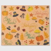 Dankeschön-Geschenkpapier Geschenkpapier (Flach)