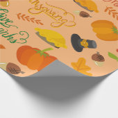 Dankeschön-Geschenkpapier Geschenkpapier (Ecke)