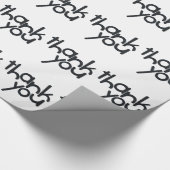 Dankeschön-Geschenkpapier Geschenkpapier (Ecke)