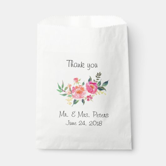 Dankeschön Geschenktasche Geschenktütchen (Vorderseite)