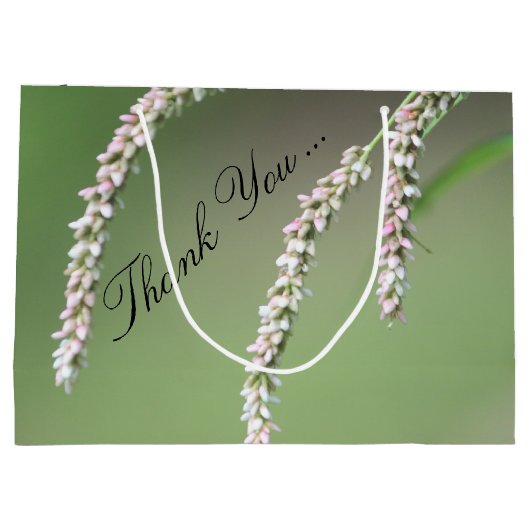 Dankeschön Geschenktasche Große Geschenktüte (Rückseite)