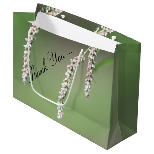 Dankeschön Geschenktasche Große Geschenktüte (Vorderseite Schrägansicht)