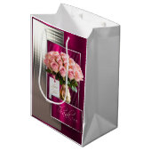 Dankeschön-Geschenktüte Mittlere Geschenktüte (Vorderseite Schrägansicht)