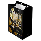 Dankeschön-Geschenktüte Mittlere Geschenktüte (Vorderseite Schrägansicht)