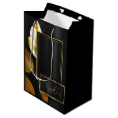 Dankeschön-Geschenktüte Mittlere Geschenktüte (Vorderseite Schrägansicht)