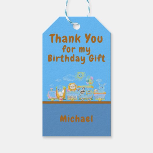 Dankeschön-Geschenktüten-Anhänger Geschenkanhänger (Vorderseite)