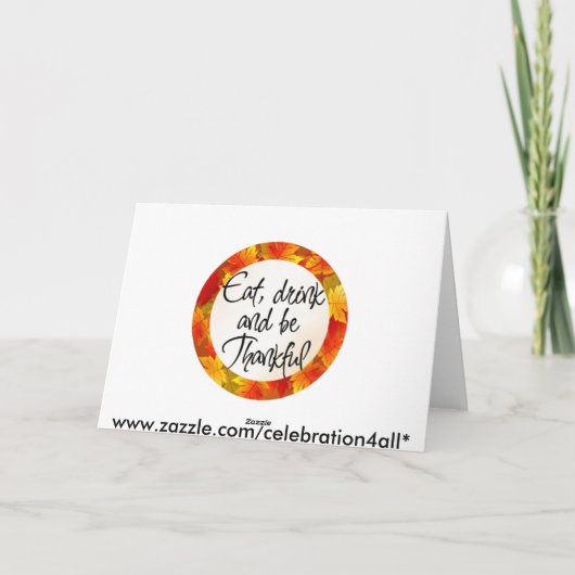 Dankeschön-Grußkarte geben Feiertagskarte (Rückseite)