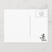 Dankeschön herzliche Postkarte (Rückseite)