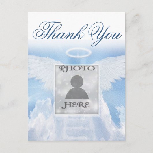 Dankeschön |Himmlische Postkarte (Vorderseite)