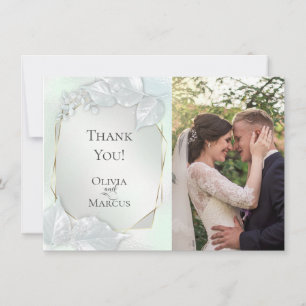 Dankeschön Honeydew Shimmer FOTO Frame Dankeskarte