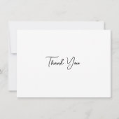 Dankeschön | Hübsche Abstrakte Kunstkarte Karte (Rückseite)