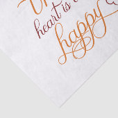 Dankeschön ist ein glücklicher Erntedank Seidenpapier (Ausschnitt)