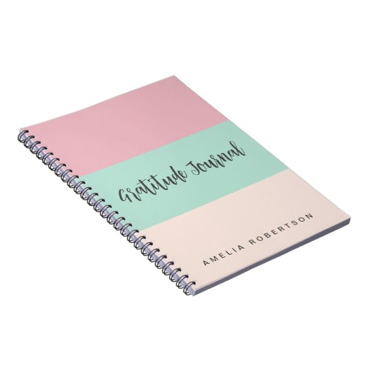 Dankeschön Journal custom Spiral Foto Notebook Notizblock (Rechte Seite)